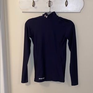 Navy Blue UA Coldgear Mock